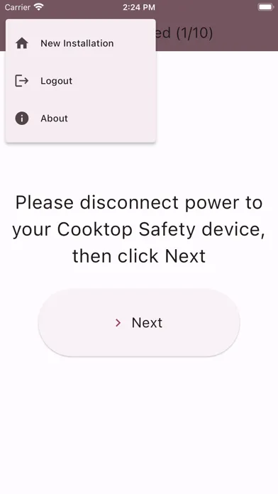 Cooktop Safety Screenshots